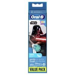 Cabezal de Recambio Oral-B 80352668 Rojo Blanco 4 Unidades