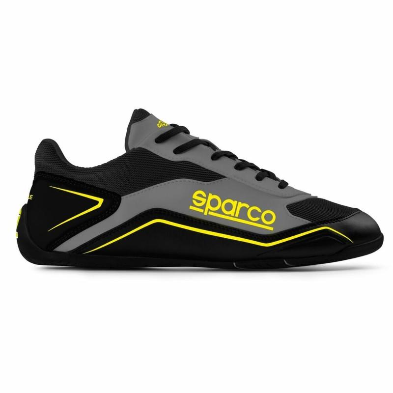 Botines Racing Sparco S-POLE Negro/Amarillo 36