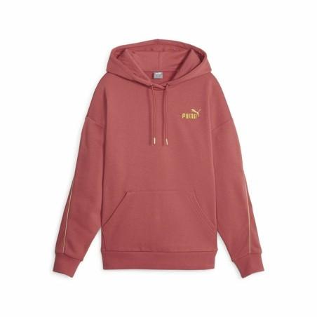 Sudadera con Capucha Mujer Puma  Ess+ Minimal Gold Coral