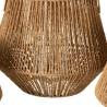 Farol 33 x 33 x 27 cm Portavelas Natural Fibra natural