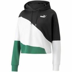 Sudadera con Capucha Mujer Puma Power Cat Verde