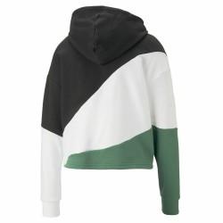 Sudadera con Capucha Mujer Puma Power Cat Verde