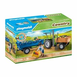 Playset de Vehículos Playmobil 71249 42 Piezas Tractor
