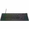 Teclado Corsair K55 Core RGB Negro AZERTY