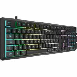 Teclado Corsair K55 Core RGB Negro AZERTY