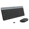 Teclado y Ratón Logitech 920-009190 Negro Gris Francés AZERTY