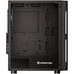 Caja Semitorre ATX Nfortec Air Negro