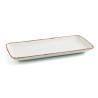 Fuente de Cocina Ariane Terra Rectangular Cerámica Beige (36 x 16,5 cm) (6 Unidades)