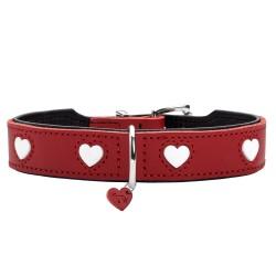 Collar para Perro Hunter Love XS/S 30-34 cm Rojo/Blanco