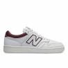 Zapatillas Deportivas Hombre New Balance 480 Blanco Rojo Oscuro