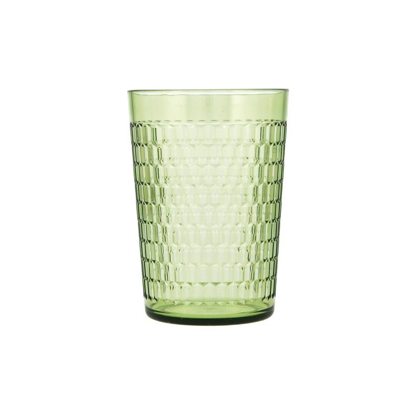 Vaso Quid Viba Verde Plástico 450 ml (12 Unidades) (Pack 12x)