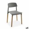 Silla Versa Gris 45 x 76 x 42 cm (4 Unidades)