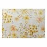 Alfombra DKD Home Decor Amarillo Blanco Poliéster Algodón Flores (200 x 290 x 0.5 cm)