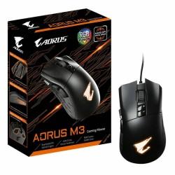 Ratón Gigabyte AORUS M3 6400 DPI Negro