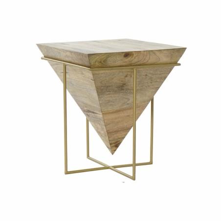 Mesa auxiliar DKD Home Decor Metal Madera de mango (40 x 40 x 45 cm)