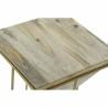 Mesa auxiliar DKD Home Decor Metal Madera de mango (40 x 40 x 45 cm)