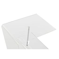 Mesa Revistero DKD Home Decor Metal Transparente Acrílico (40 x 30 x 44 cm)