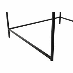 Mesa auxiliar DKD Home Decor 61 x 61 x 49 cm Negro Dorado Acero Aluminio