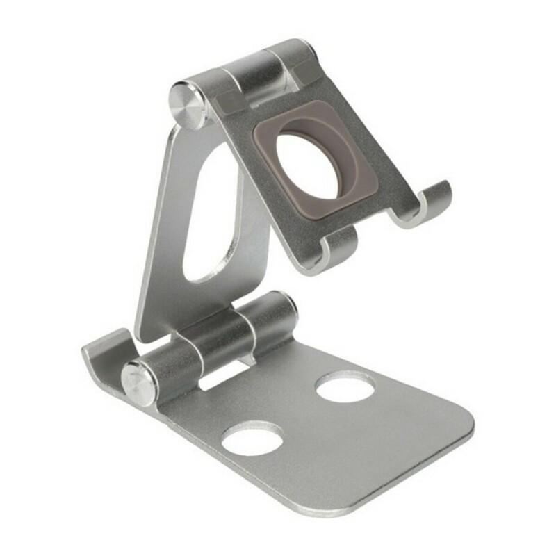 Soporte para Móviles KSIX Swivel Plateado