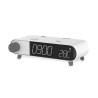 Reloj Despertador con Cargador Inalámbrico KSIX Retro Blanco 10 W