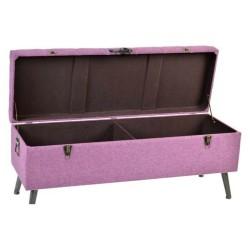 Banqueta DKD Home Decor 8424001565399 Multicolor Fucsia Metal Madera MDF 120 x 42 x 53 cm