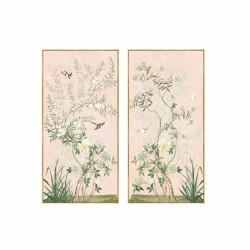 Cuadro DKD Home Decor Oriental 70 x 4 x 140 cm (2 Unidades)