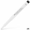 Rotulador permanente Faber-Castell Pitt Artist Blanco (10 Unidades)