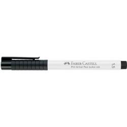 Rotulador permanente Faber-Castell Pitt Artist Blanco (10 Unidades)