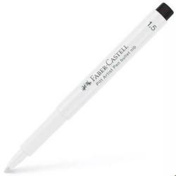 Rotulador permanente Faber-Castell Pitt Artist Blanco (10 Unidades)