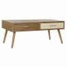 Mesa de Centro DKD Home Decor Gris Multicolor Crema Natural Metal Melamina 120 x 60 x 50 cm