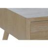 Mesa de Centro DKD Home Decor Gris Multicolor Crema Natural Metal Melamina 120 x 60 x 50 cm