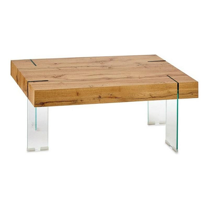 Mesa de Centro Vidrio Madera MDF 60 x 42 x 120 cm