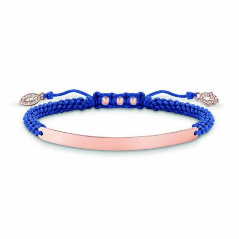 Pulsera Mujer Thomas Sabo LBA0068-898-1 Azul Oro Rosa Plata