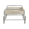 Mesa auxiliar DKD Home Decor Gris Natural Metal Abeto Madera de abeto 110 x 67 x 46 cm