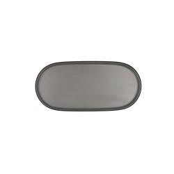 Bandeja de Aperitivos Bidasoa Gio Gris Plástico 23 x 10 cm (12 Unidades)