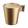 Taza Luminarc Flashy Dorado 80 ml Vidrio