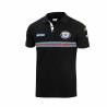 Polo de Manga Corta Hombre Sparco Martini Racing Negro (Talla M)