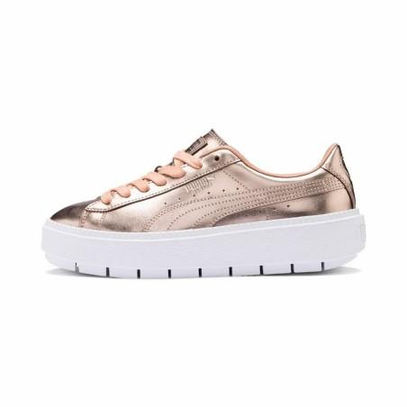 Zapatillas Casual de Mujer Puma Basket Platform Trace Luxe