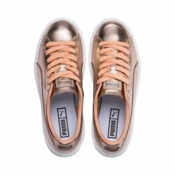 Zapatillas Casual de Mujer Puma Basket Platform Trace Luxe