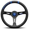 Volante Racing Momo DRIFTING Negro/Azul Ø 33 cm