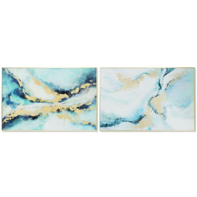 Cuadro DKD Home Decor 80 x 2,5 x 120 cm Abstracto Moderno (2 Unidades)