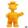 Peluche Eolo Jiggly Pets Jirafa 21 x 28,5 x 16 cm (4 Unidades)