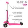 Patinete Scooter Eezi Rosa 2 Unidades