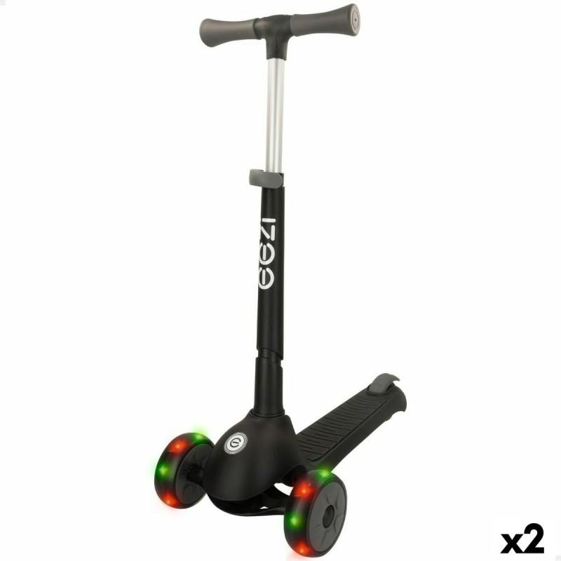 Patinete Scooter Eezi Negro 2 Unidades