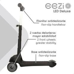 Patinete Scooter Eezi Negro 2 Unidades