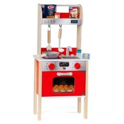 Cocina de Juguete Moltó 21293 Madera Rojo (10 pcs)