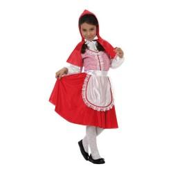Disfraz para Niños C3220 Rojo Caperucita Fantasía 5-6 Años (4 Piezas)