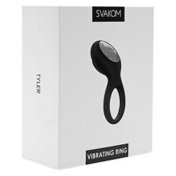 Anillo Vibrador Tyler Negro Svakom 3100523