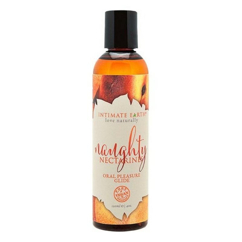 Lubricante con Sabor a Nectarinas Intimate Earth Nectarine (120 ml)