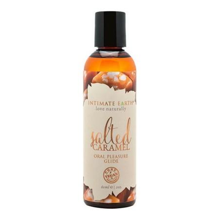 Lubricante con Sabor a Caramelo Salado Intimate Earth (60 ml)